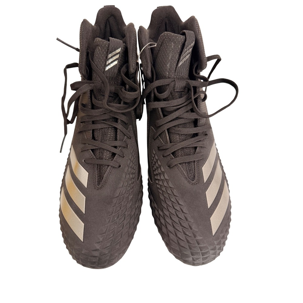 Adidas Freak x Carbon Mid Football Cleats Mens 13 Black Silver CG4404